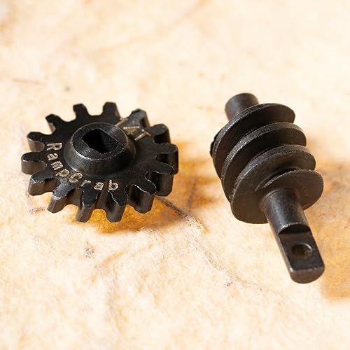 Miniatura 5 de RampCrab Overdrive - Juego de engranajes diferenciales 12T, acero endurecido, 124, piezas de actualización para Axial SCX24 Bronco Deadbolt JLU B-17