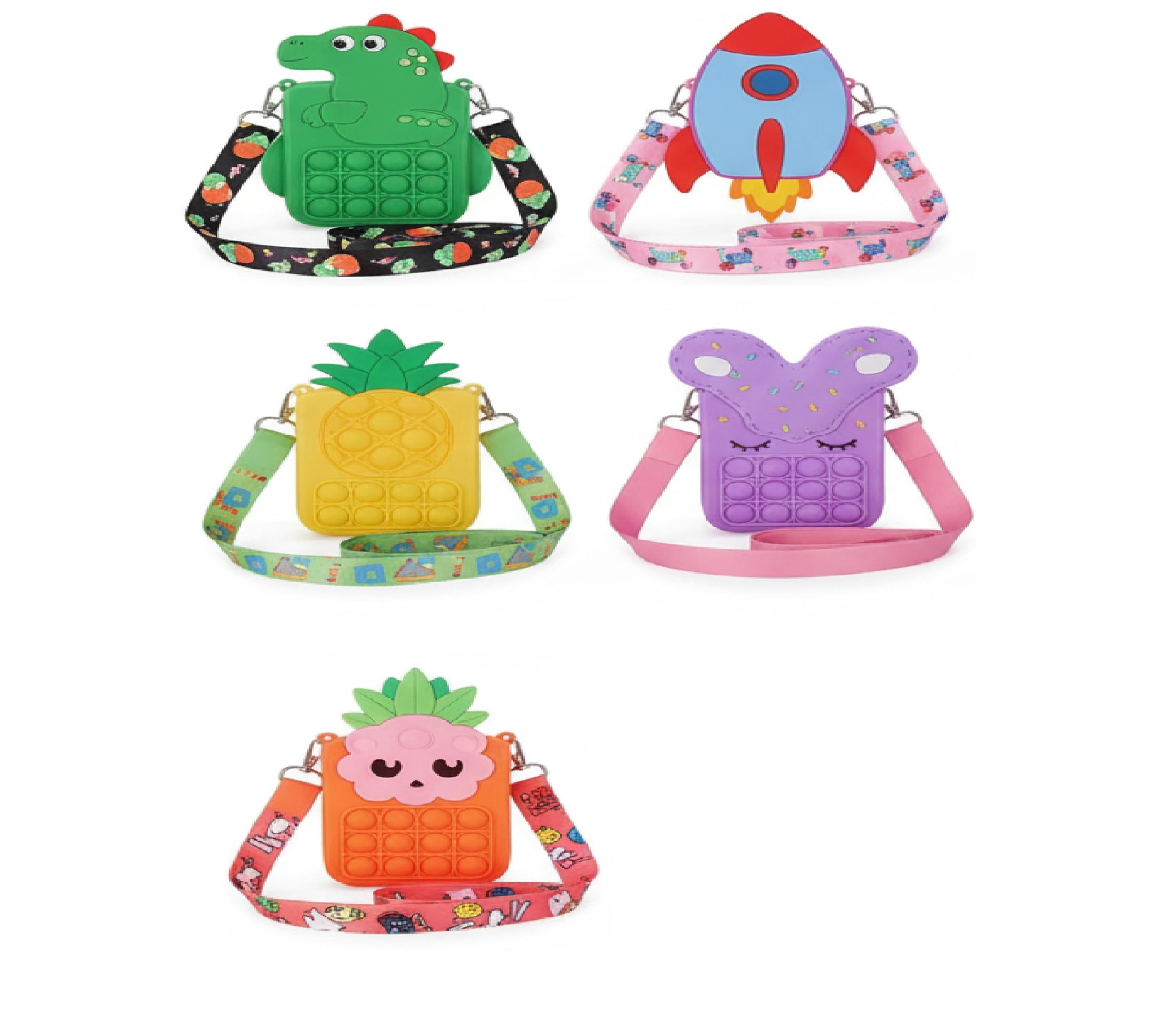 Birthday Party Return Gift Ideas Bulk for Kids Children Boys Girls Pop It Bag for Girls - Cute Pushpop Bag for Girls | Sling Bags for Kids Return Gifts Cradle cermony Baby Naming-image-11