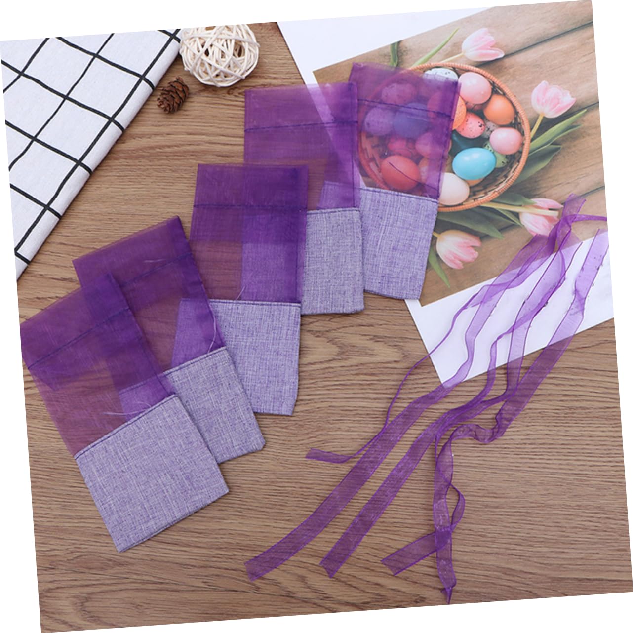 Gatuida 96pezzi Sacchetti Aromatici Di e Garza Design Elegante e Pratico Per Armadi e Cassetti Profumo e Delicato Con Motivo Floreale
