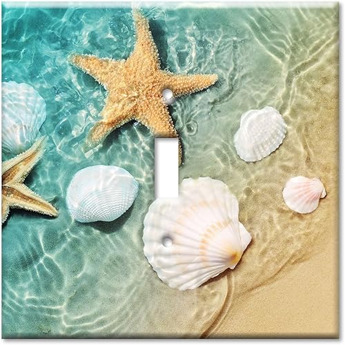 Miniatura 5 de Art Plates - Placa de interruptor de metal de gran tamaño - Placa de pared de gran tamaño - Balancín de doble banda - Decora - Cubierta de placa de