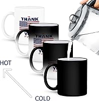 Vista 4 de 3dRose Janna Salak Designs Holidays - Le agradecemos su servicio - Veterano - Tazas (mug_350537_3)