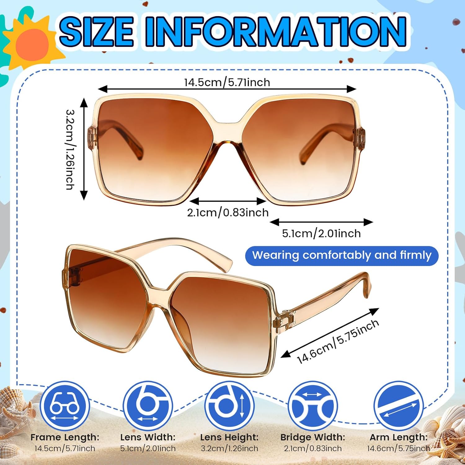 24 Pairs Oversized Square Sunglasses Bulk for Women 90s Retro Big Frame Sunglasses Large Wide Vintage Shades for Women Men Adults Unisex - Image 2