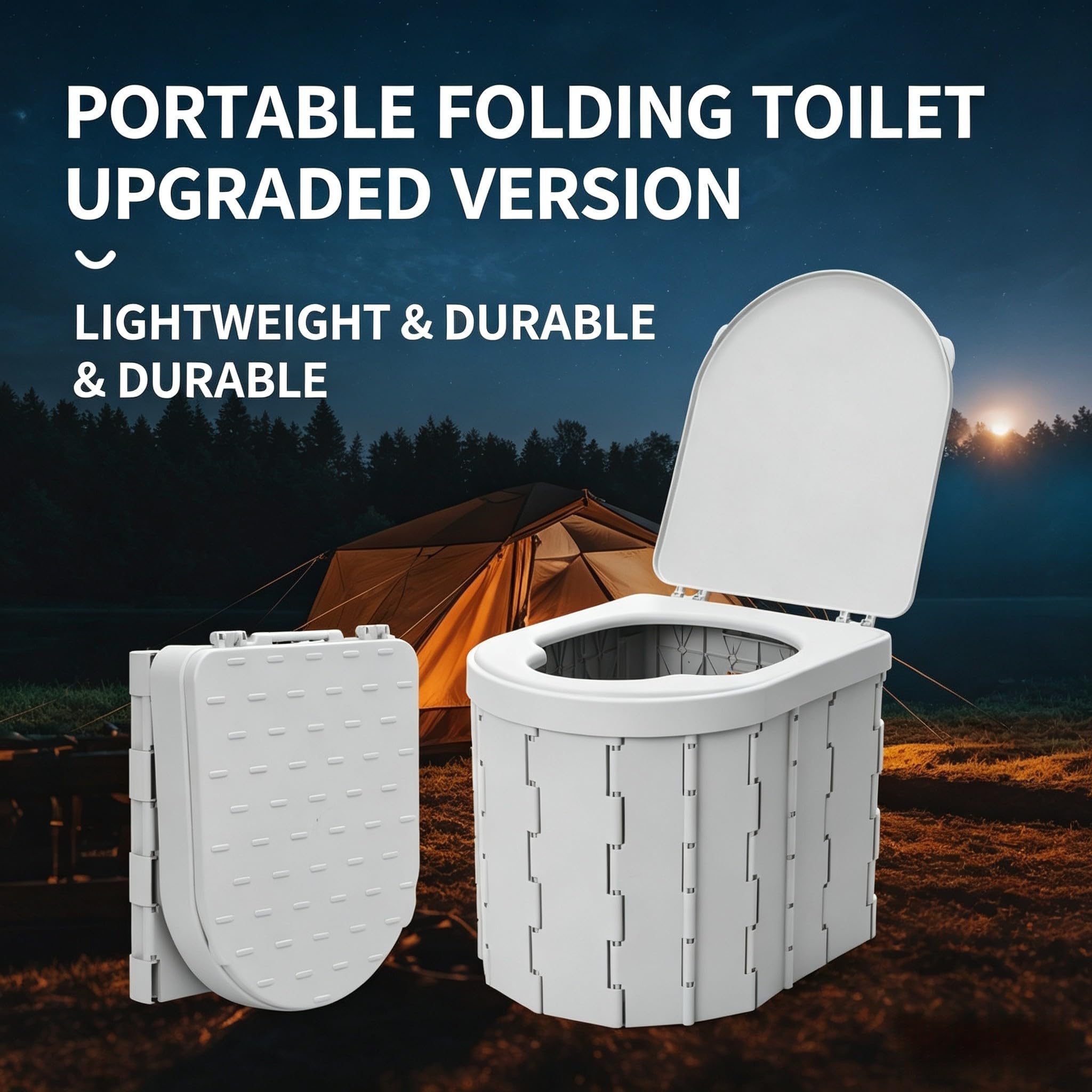 Baño Portátil Exterior Plástico ABS Ligero 90kg