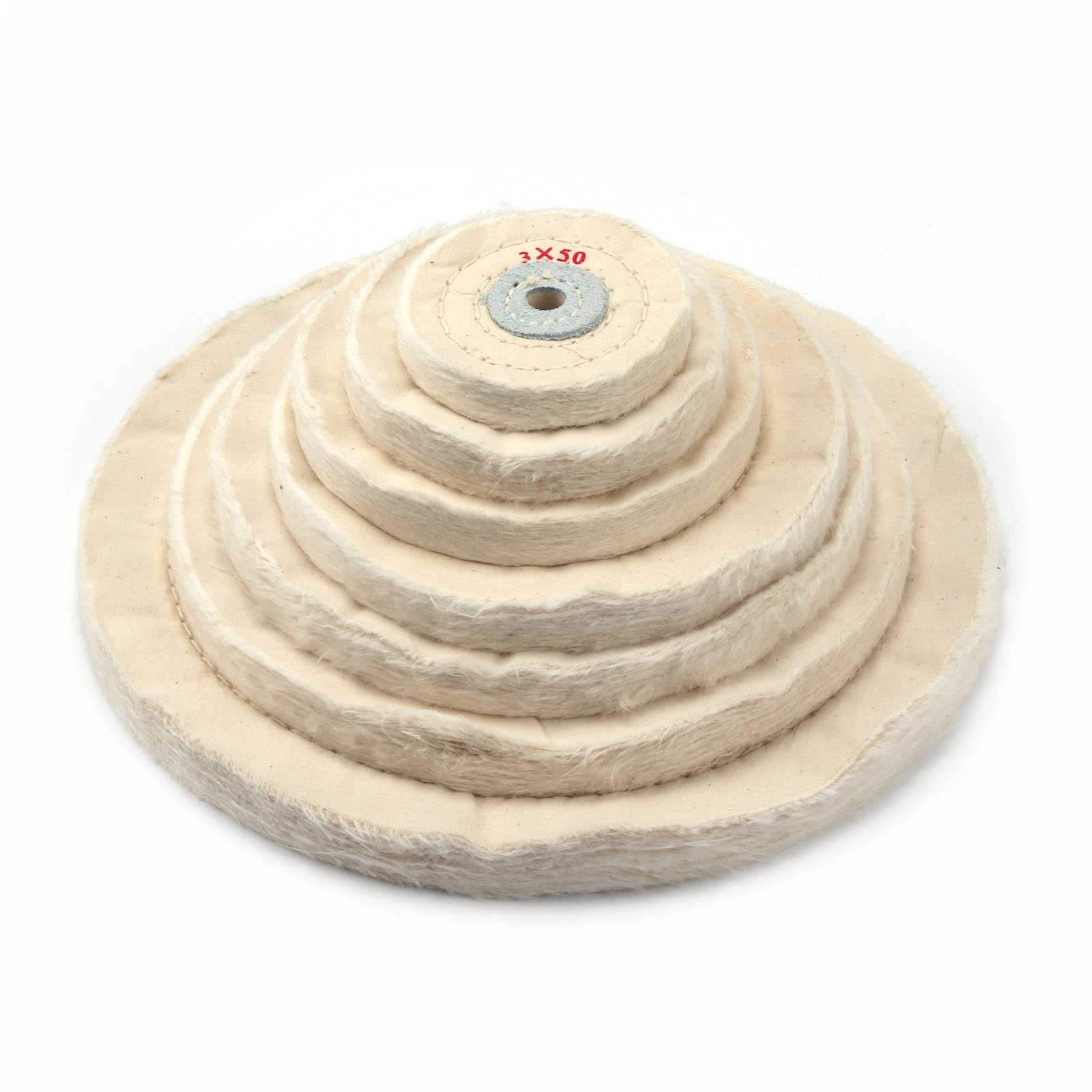 5 Rotelle Di Lucidatura In Cotone | Per Trapano | Forme Diverse | Per Auto, Gioielli, Acciaio | Set Professionale - Foto 8