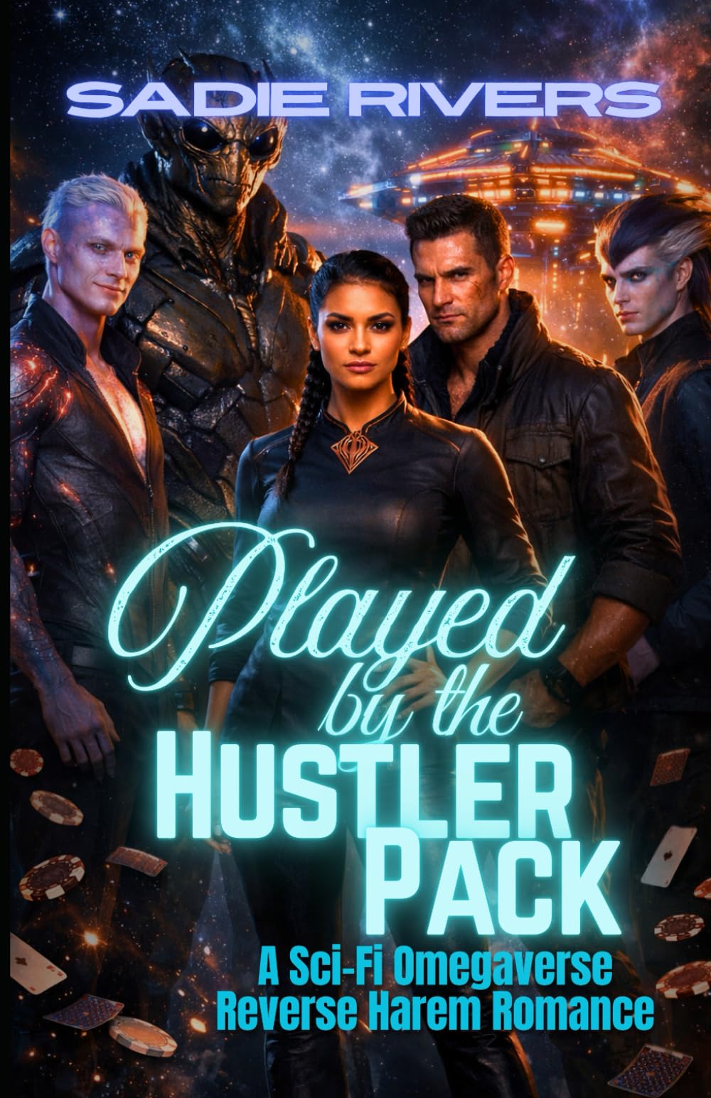 Played by the Hustler Pack: A Sci-Fi Omegaverse Reverse Harem Romance (Rogue Packs of the Allied Zones)