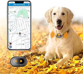 Fajocru GPS 4G Tracker & Health Monitoring for Dog with LED Light Up,Sounding, Waterproof GPS Location & Smart Pet Activity Tracker, Super Long Standby time, Unlimited Range use for Dogs Collar