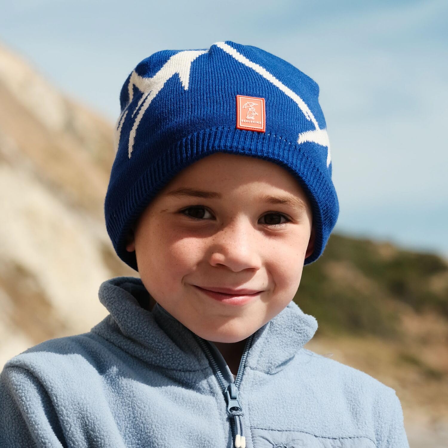 SEALSKINZ | Barton | Enfants | Bonnet imperméable pour Temps Froid Bleu
