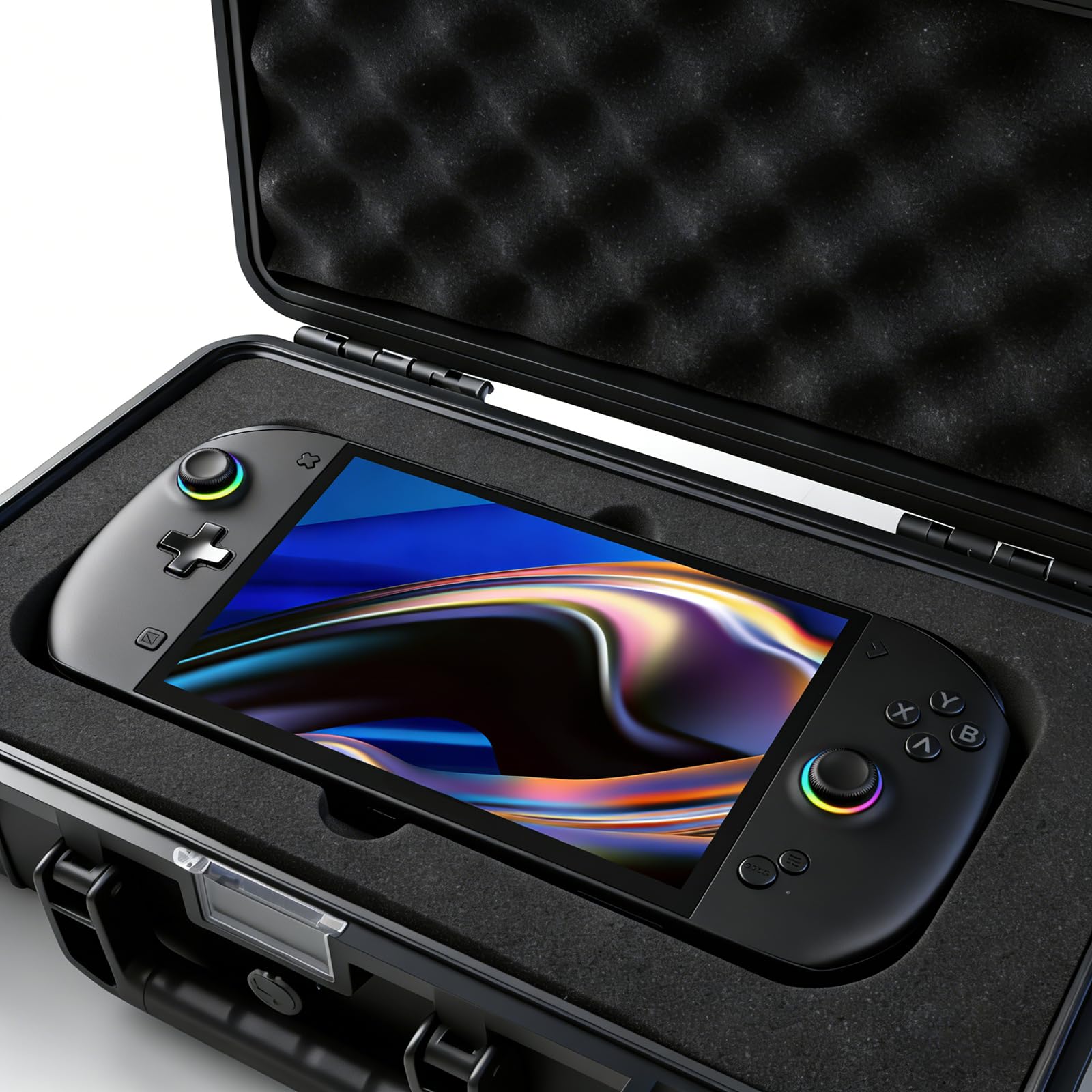 Funda Transporte Dura Bolsa Impermeable para OneXPlayer OneXFly Apex PC portátil para Juegos,Estuche Protectora Cubierta Viaje para OneXFly Apex Gaming Handheld Console Batería,Accesorios