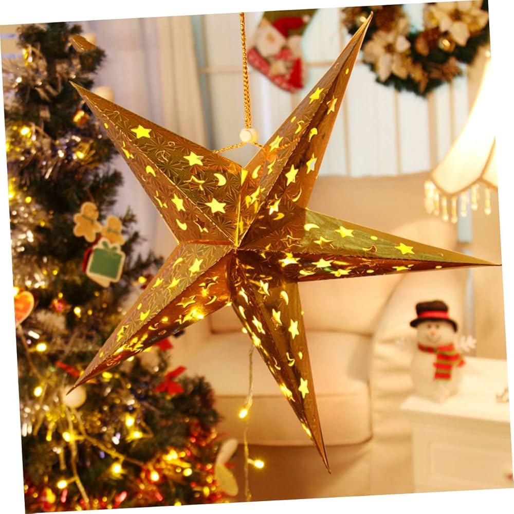 Amazon.co.jp: Angoily 10個 五芒星 ランプシェード 星 天井
