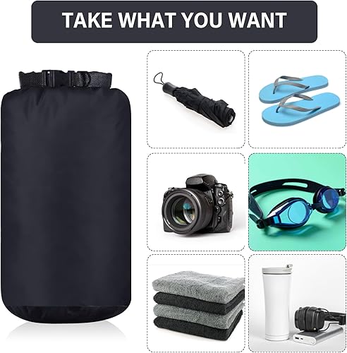 Miniatura 5 de Bolsa seca impermeable para exteriores, 6 unidades, 35 L, 20 L, 15 L, 10 L, 5 L, 3 L, impermeable, para kayak, mochilero, senderismo, campamento y