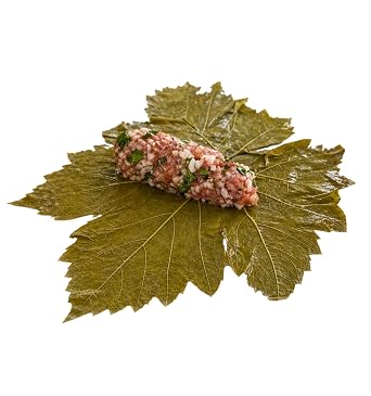 TAZAH Grape Leaves in Jar, California Style, Product of Turkey, Drained Wt 16oz / 454g for Dolma, Dolmades, Warak Enab & Yaprak Sarma