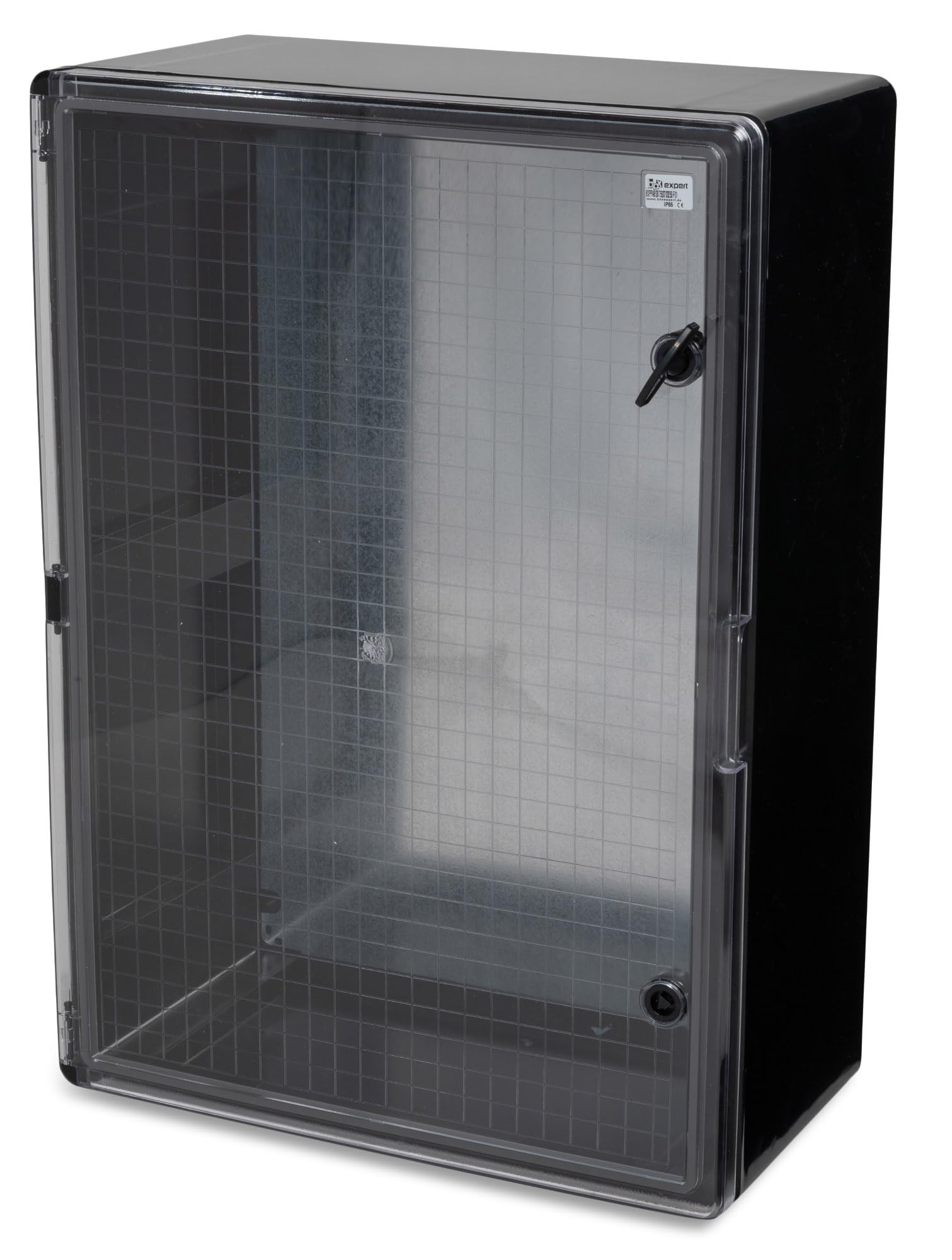 BOXEXPERT caja de distribucion exterior IP65 ABS 800 x 600 x 260 mm Fleet, impermeable, armario electrico/mural, caja industrial vacia, negro