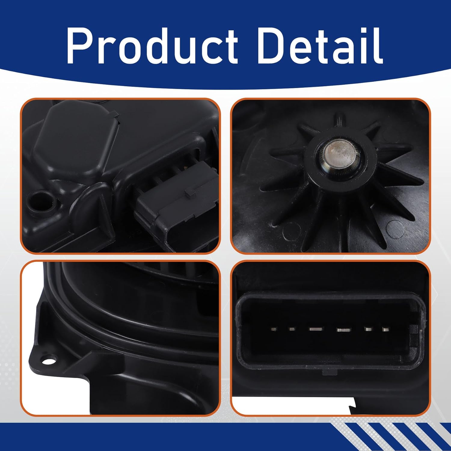 GXYWADY HVAC Heater Blower Motor w/Wheel Replacement for 122SD 2018 2019 2020 2021 2022