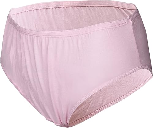 Las mujeres desechables 100% algodón calzoncillos damas discreto ropa interior bragas para viajes hotel spa hospital estancias Rosa - 5 piezas