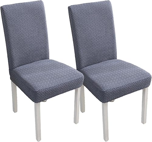 Miniatura 21 de Juego de fundas para sillas de comedor, fundas elásticas para sillas de comedor, fundas de asiento para sillas Parsons, fundas para sillas de Café