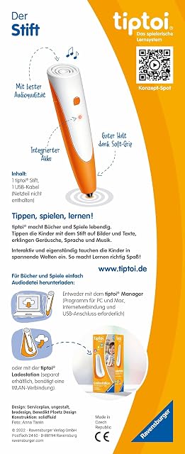 Foto 2 de 8 de Ravensburger tiptoi Stift 00110 - El Sistema de Aprendizaje lúdico, Juguete Educativo para niños a Partir…