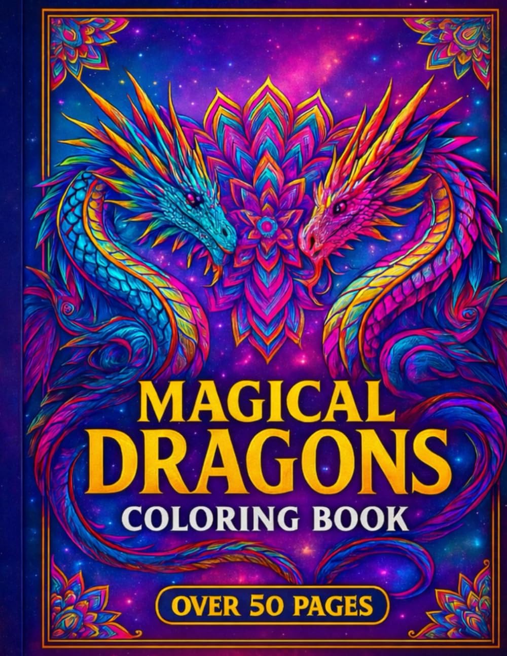 MAGICAL DRAGONS COLORING BOOK