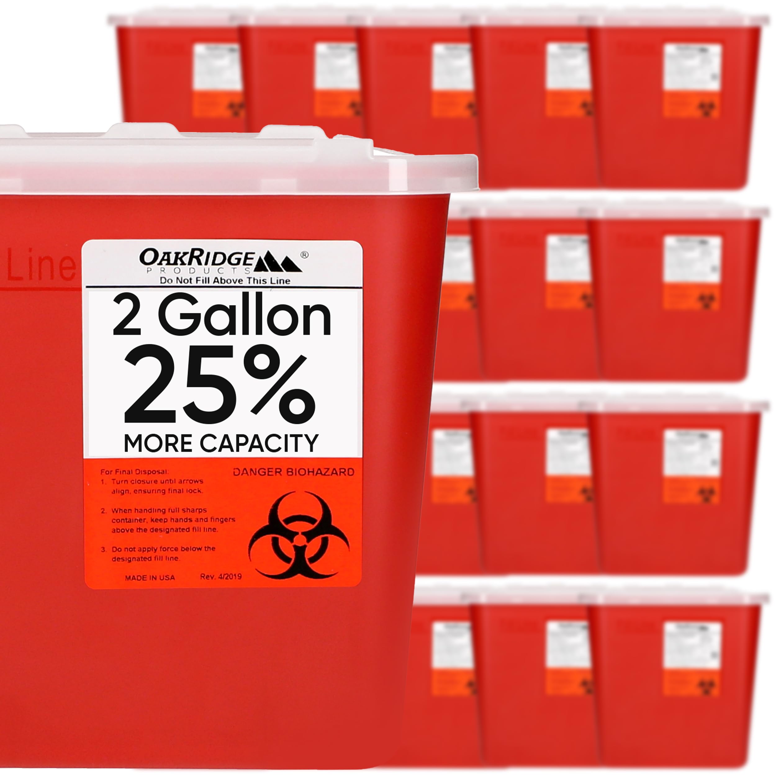 Medical Sharps Container - 2 Gallon -6 Medical Sharps Container - 2 Gallon -6