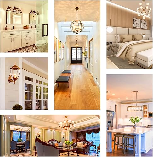 Miniatura 5 de E26 LED Bulb Dimmable 25 Watt Equivalent, Warm White 2700K, 200 Lumens, Vintage 2W T10T30 Led Tubular Bulbs, Classic Filament Edison Bulb for