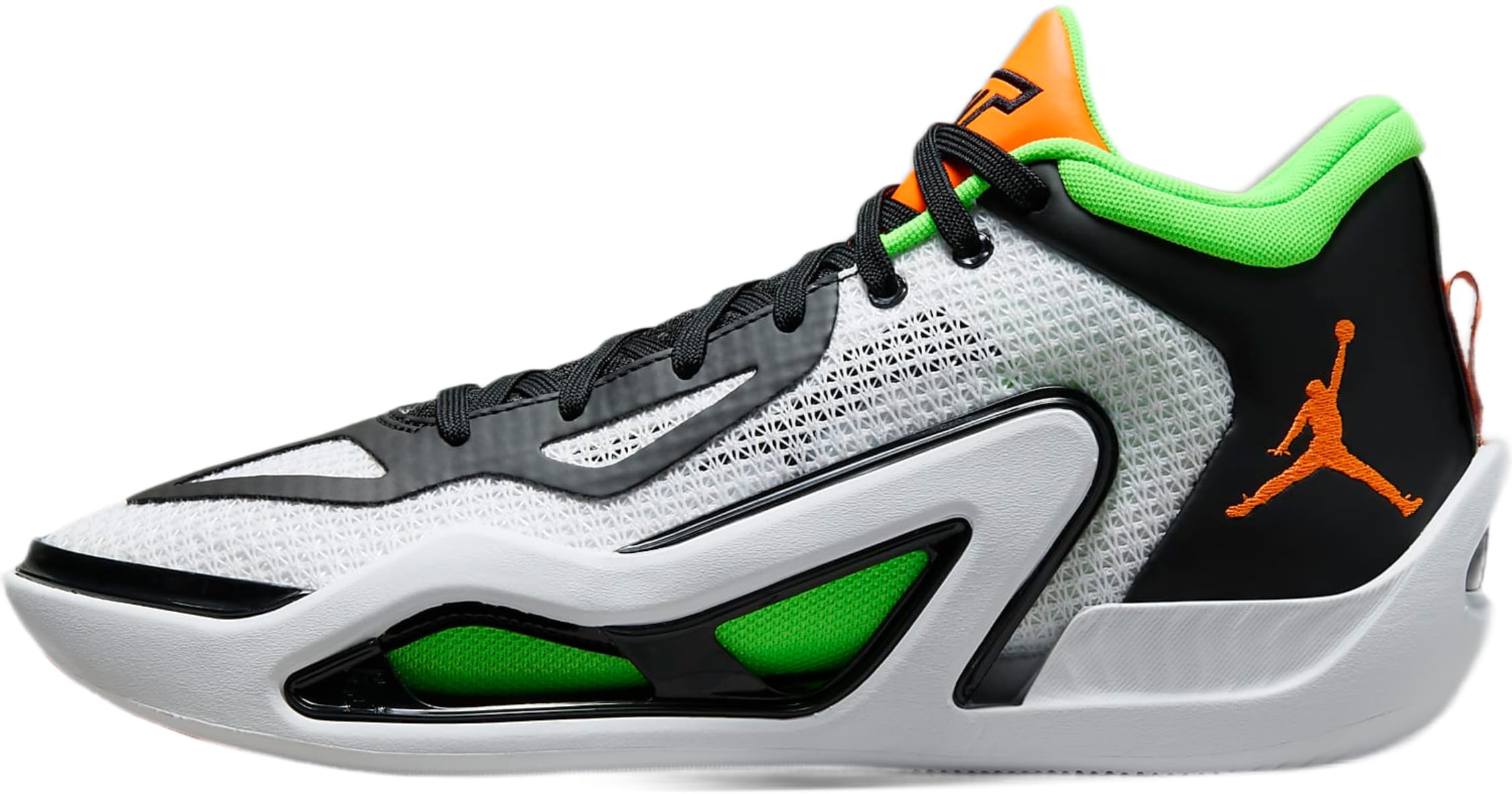 Nike Jordan Tatum 1 Unisex Shoes Size 13, Color: White/Total Orange/Black-White