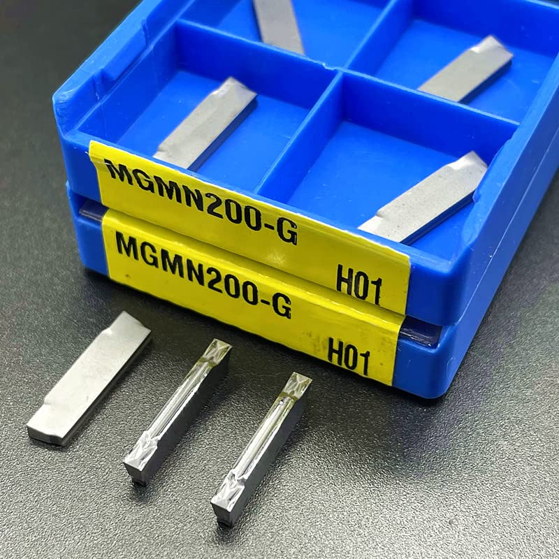 Herramientas de Torno 10pcs MGMN Carburo para Aluminio miniatura 5