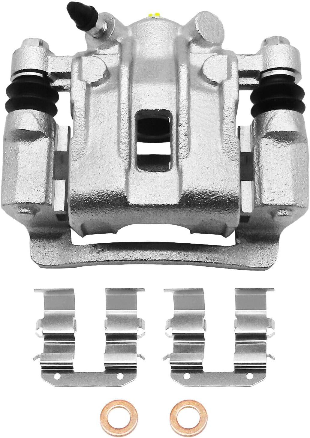 Rear Left and Right Disc Brake Caliper with Bracket Kits 2PCS for Hyundai Accent for Kia Rio5 2006 2007 2008 2009 2010 2011 2012 2013