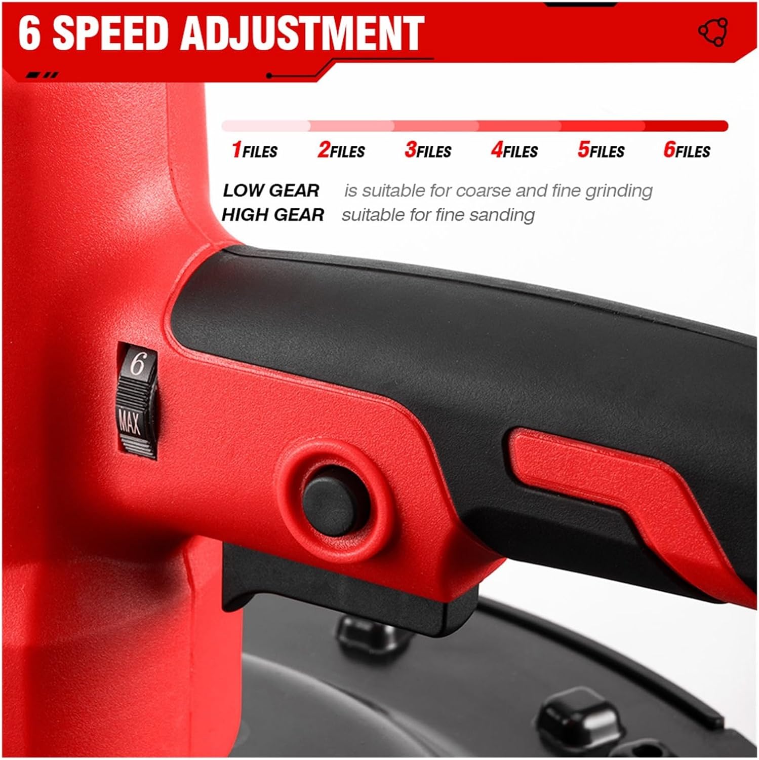 Brushless Electric Drywall Sander 1280W Wall Sandpaper Putty Powder Sanding Wall Polisher Machine Multiple Applications