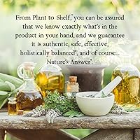 Vista 6 de Nature's Answer Suplemento de extracto de raíz de yuca con alcohol orgánico, 1 onza líquida Apoya la función inmunológica Promueve el bienestar*