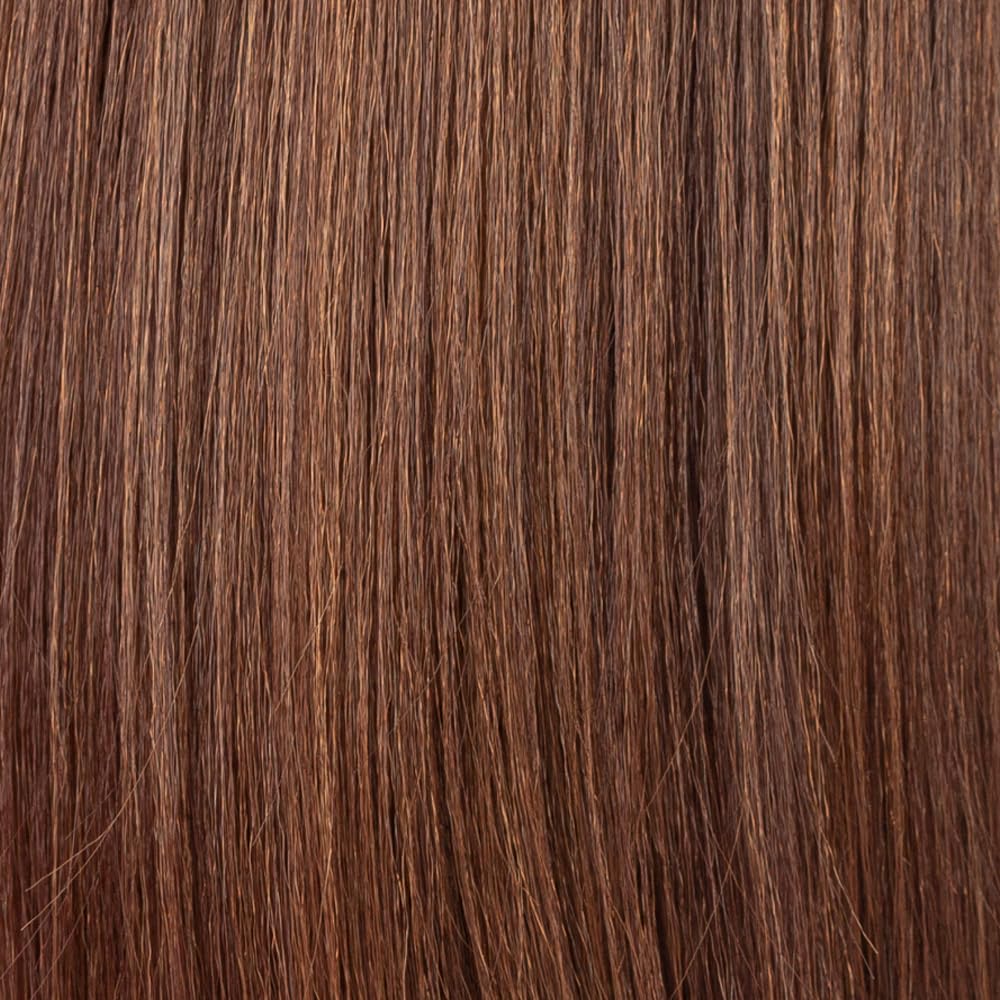 Vivica A. Fox BRIE-V, Futura Synthetic Heat Resistant Fiber, Pure Comfort Cap, Straight Top Style with Layered Loose Curl Flip Full Wig (P4/30/33)