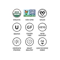 Vista 5 de The Only Bean - Organic Black Bean Fettuccine Pasta - High Protein, Keto Friendly, Gluten-Free, Vegan, Non-GMO, Kosher, Low Carb, Plant-Based Bean