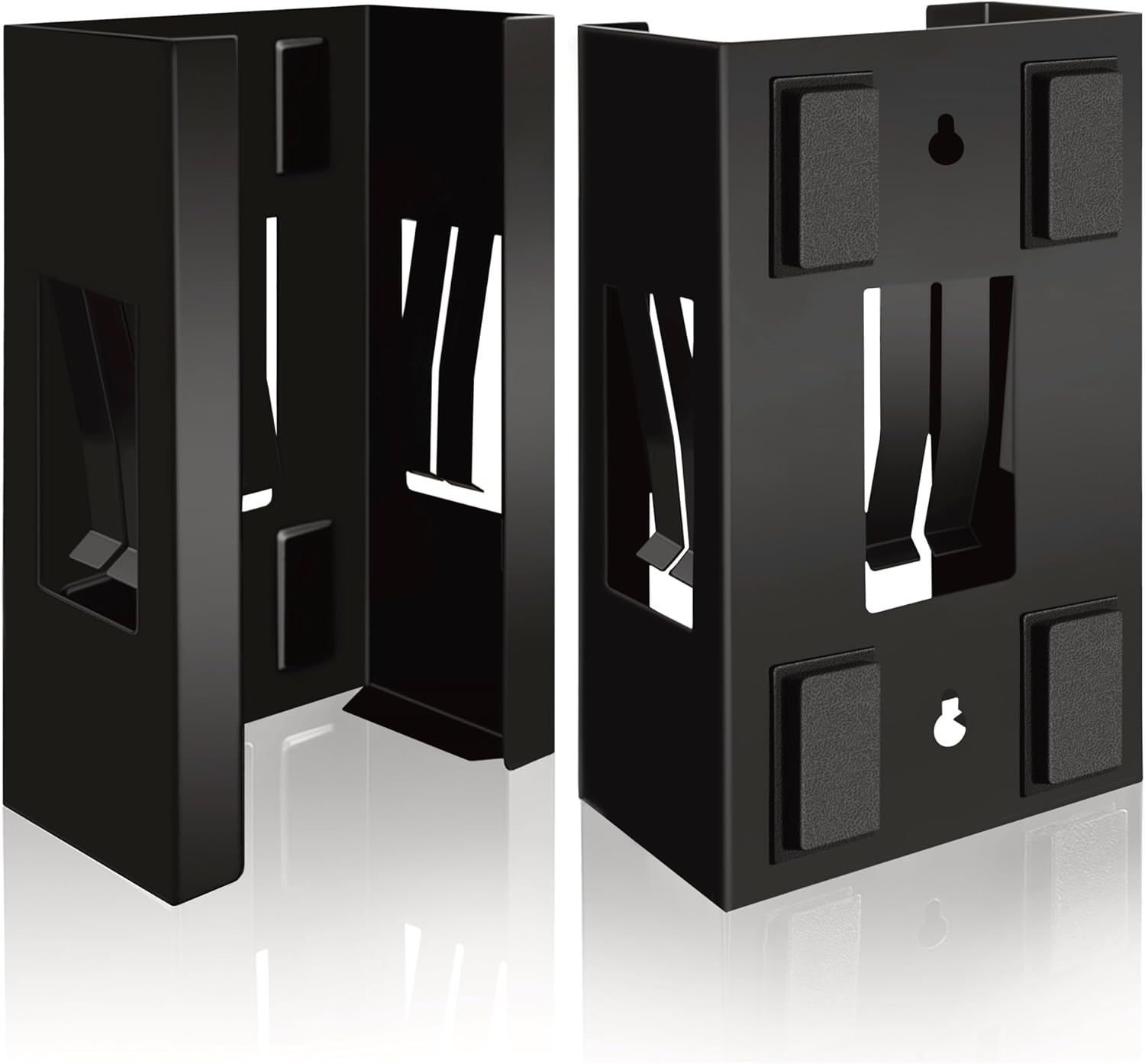 C&T 2 Piece Magnetic Glove Box Holder, Tissue Dispenser, Holds Boxes of Gloves, Towels, Wipes and Tissues,Suitable for Wall mounting, toolboxes, garages, workshops, Offices and Kitchens