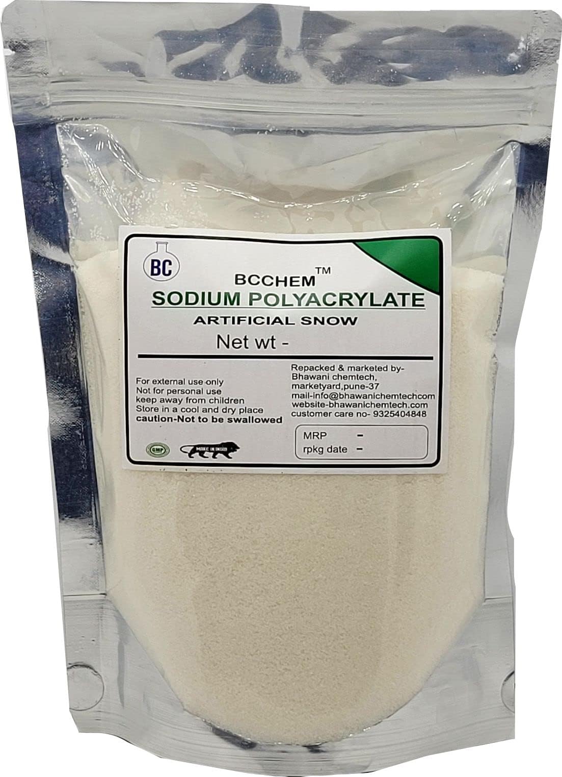 Sodium polyacrylate, Super Absorbing Polymer, Instant Snow Powder,Artificial Instant Snow (250 GM)