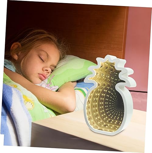 Miniatura 6 de Veemoon Pequeña luz nocturna Frutas Luz de mesa Lámpara de noche Lámpara de noche Túnel 3 Luz nocturna recargable Luz de forma de piña Luz nocturna