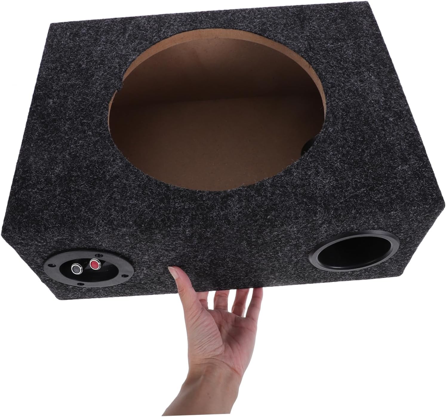 Vehicle Subwoofer Enclosure Box Lightweight Design for Easy Installation Durable Construction for Enhanced Audio Performance Automotive Interiors
