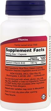 NOW Foods 2 Pack B-2, 100 mg, 100 Capsules