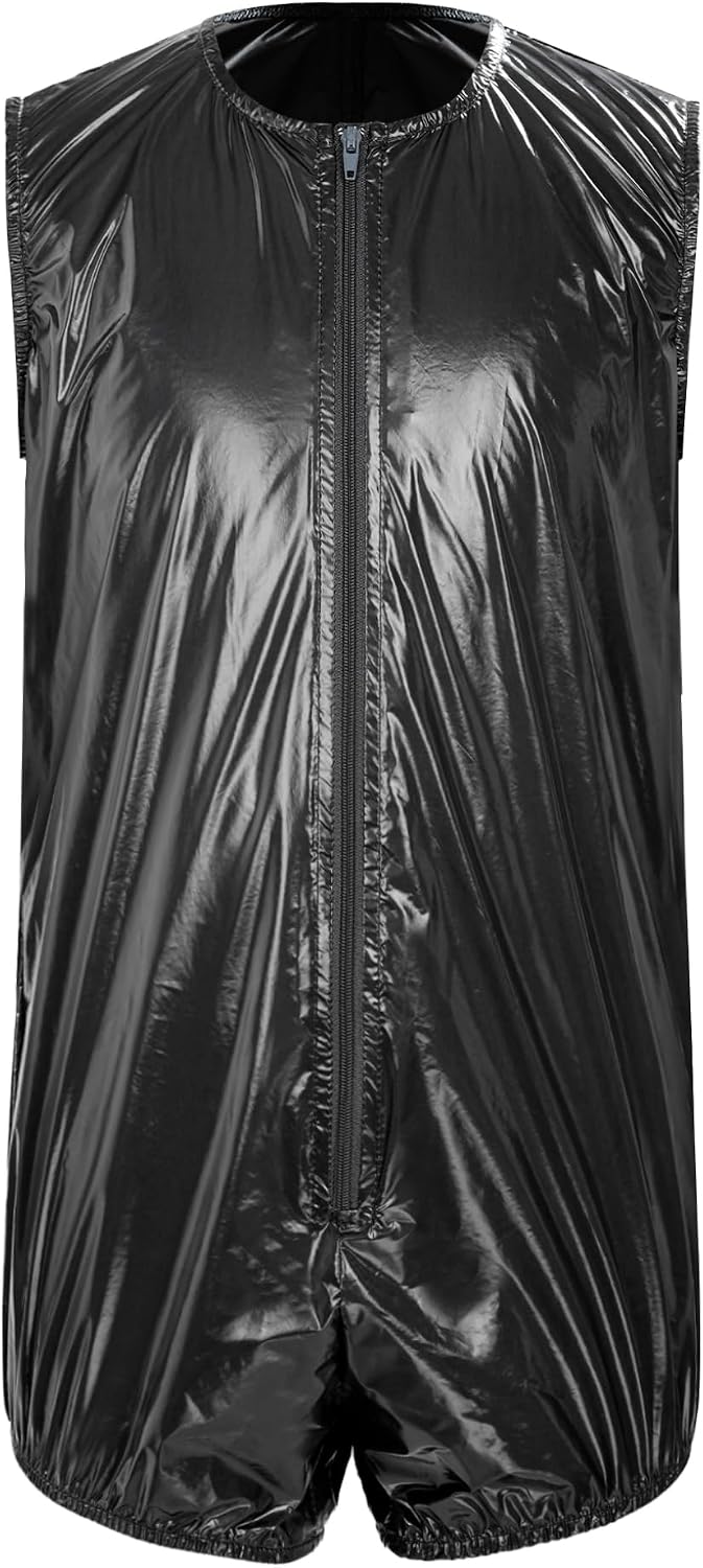 Hansber Girls Special Adaptive Water Resistant Jumpsuit | Easy on,Caregiver Friendly,Secure Closure,Sleeveless,Shiny,Waterproof,Front Full Zip Closure,Incontinence One Piece Swimwear