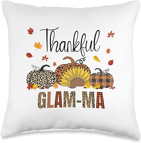 glam pumpkin pillow