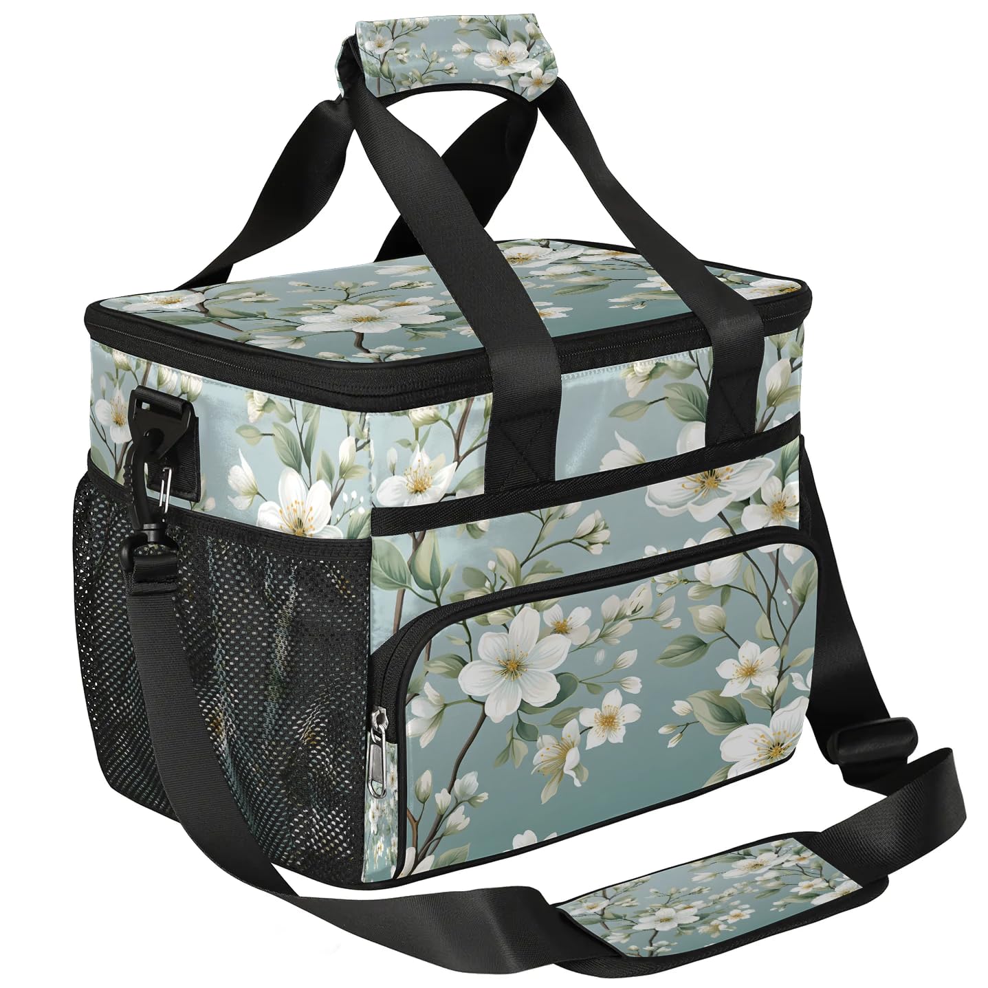 Lunch Box for Men Heavy Duty Insulated Lunch Bag for Women Flower Lunchbox for Adults Lunch Cooler Bag