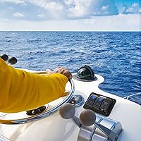 Vista 7 de Nilight Panel de interruptores basculantes de 2 bandas con retroiluminación azul con tipo PD C y cargador USB, voltímetro impermeable 12V 24V DC