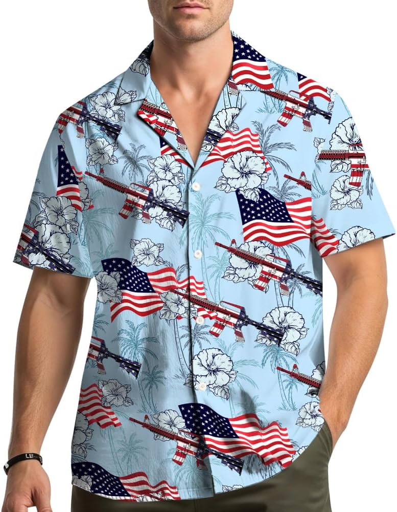 Pineapple Hawaiian Shirt for Men Women, Leopard Pineapple Button Down Shirt Mens Casual Short Sleeve Shirt