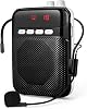 Portable Voice Amplifier for Teachers with Bluetooth,2400mAh Rechargeable Personal Amplifier PA System Headset for Speaking Microphone for Teachers,Tour Guides, Coaches, Classroom, Singing Yoga(Black)