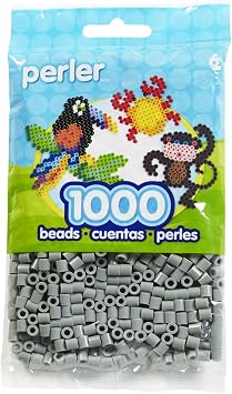 Bulk Buy Perler Beads 3 Pack 1,000 Count Grey