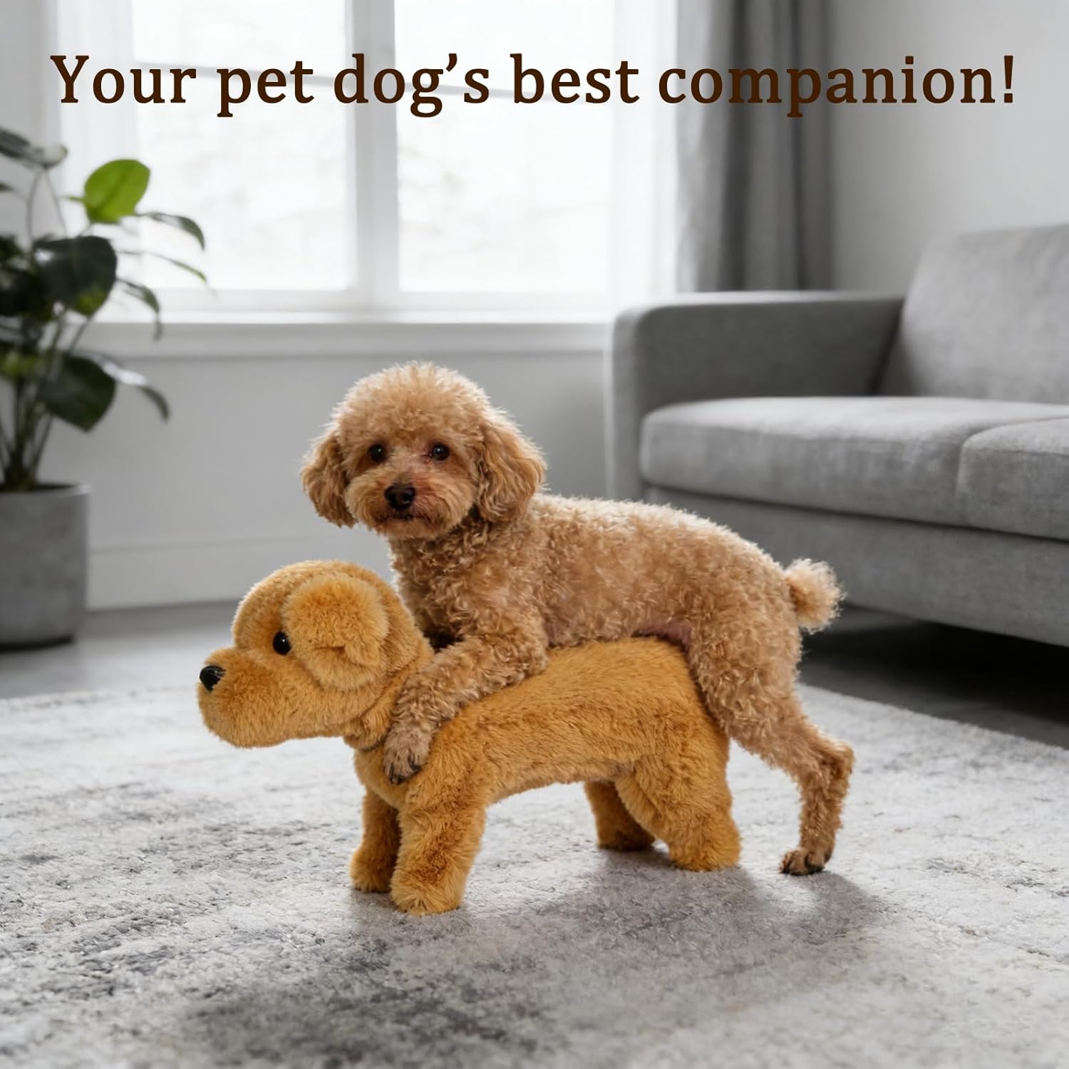 Letalong 2026 New Upgraded Simulation Humping Mating Toy for Male Dogs, Soft Silicone Vent Partner Toy, Interactive Companion Calming Toy for Small Dogs in Estrus