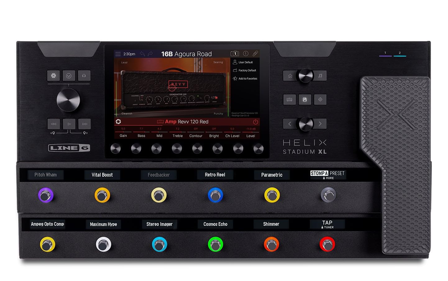 Amazon.co.jp: LINE 6 マルチエフェクター Helix Stadium XL Floor