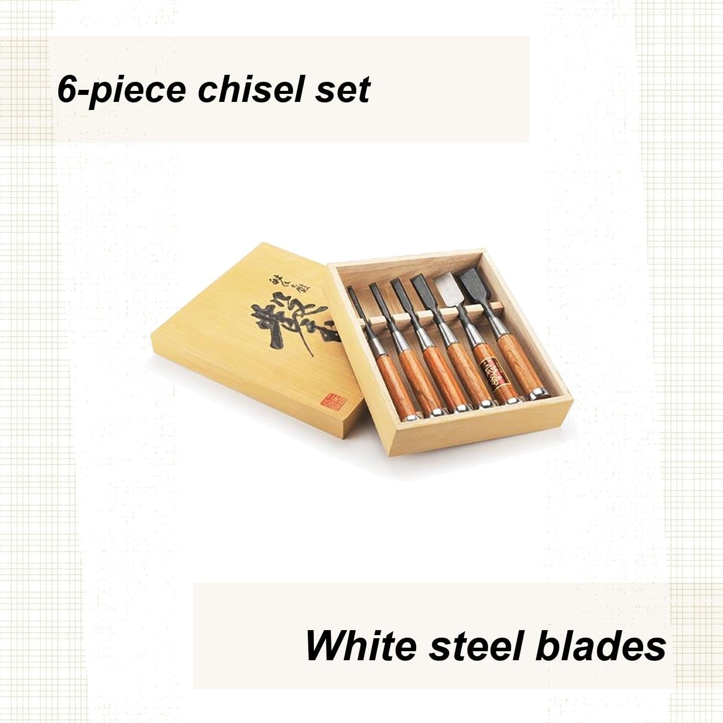 Fugikawa Chisel Set, 6-Piece