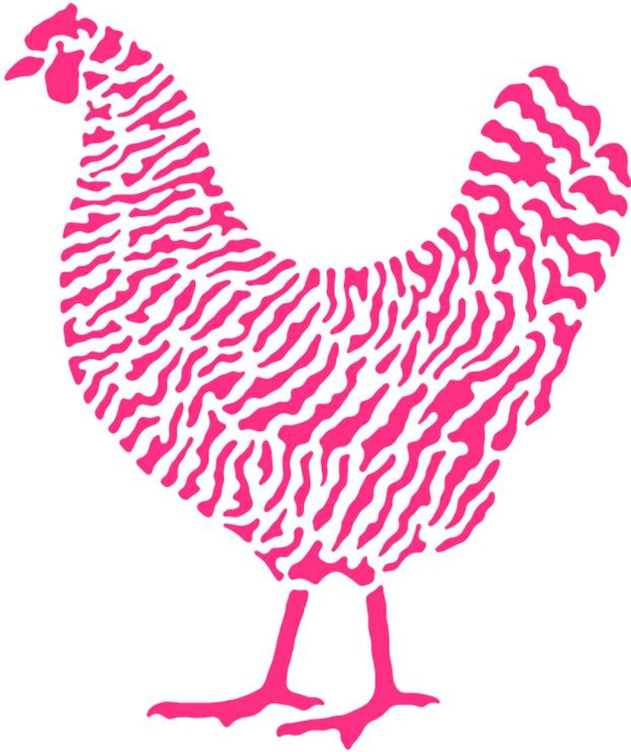 CafePress Pink Chicken Pajamas Women's PJs Medium With Pink Camo Pant