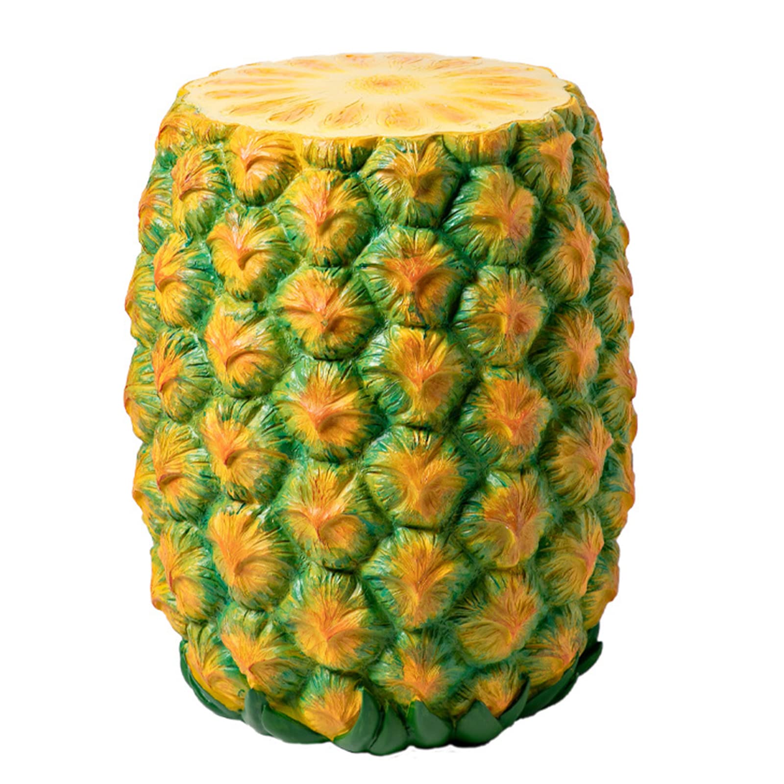 QQXX Simulated Food Footrest Stool, Resin Cartoon Garden Ottoman Foot Stool, Lightweight Creative Modern Accent Stool for Home Dining Room Decor (