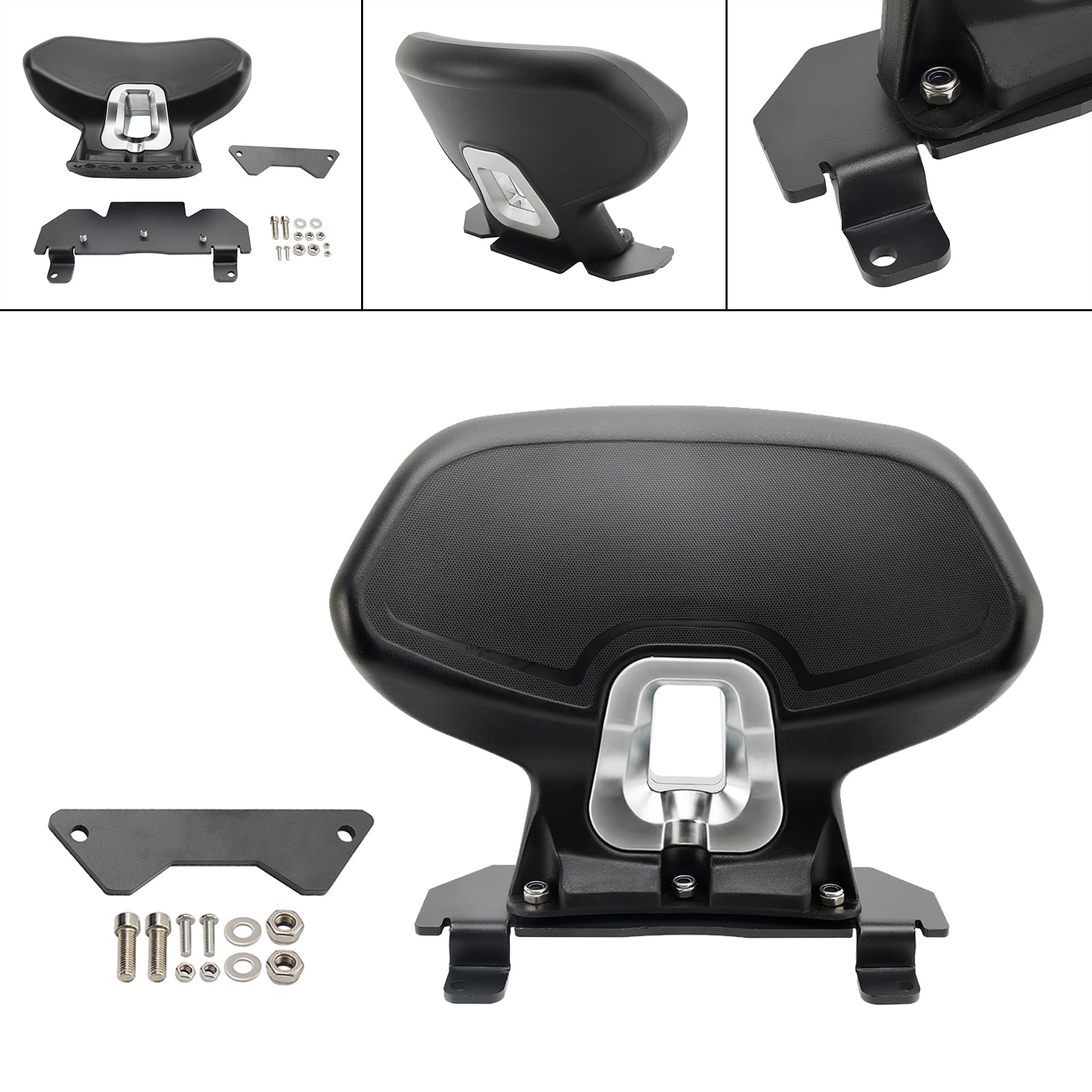 Topteng Passenger Sissy Bar Backrest Apto para BMW C400X 2018-2023 with Original handrails, Need Original Tailstock