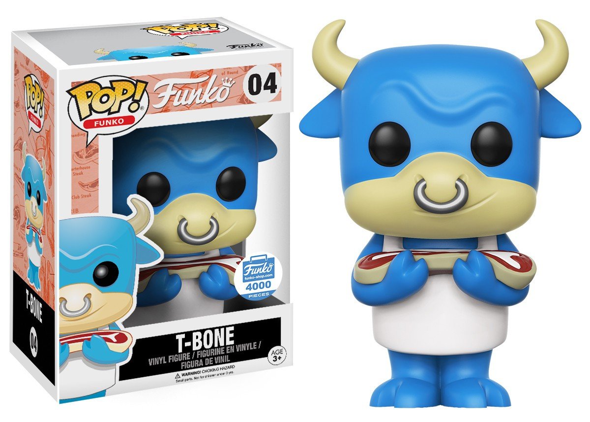 T-Bone Funko Pop Vinyl Exclusive Funko Shop 4000 Blue