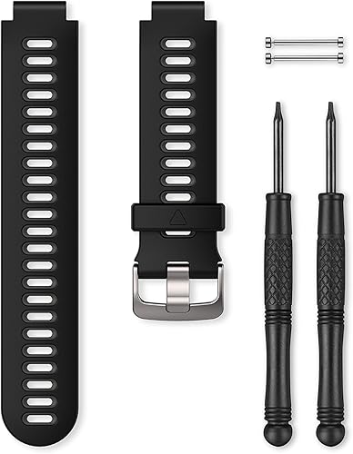Garmin Correa de repuesto, Forerunner 735XT, NegroGris